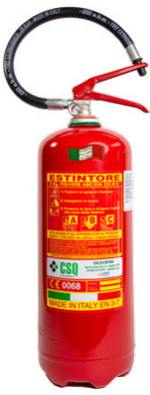 Estintore CSQ a polvere da 6 kg